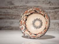 San Ildefonso Polychrome Pottery Bowl
