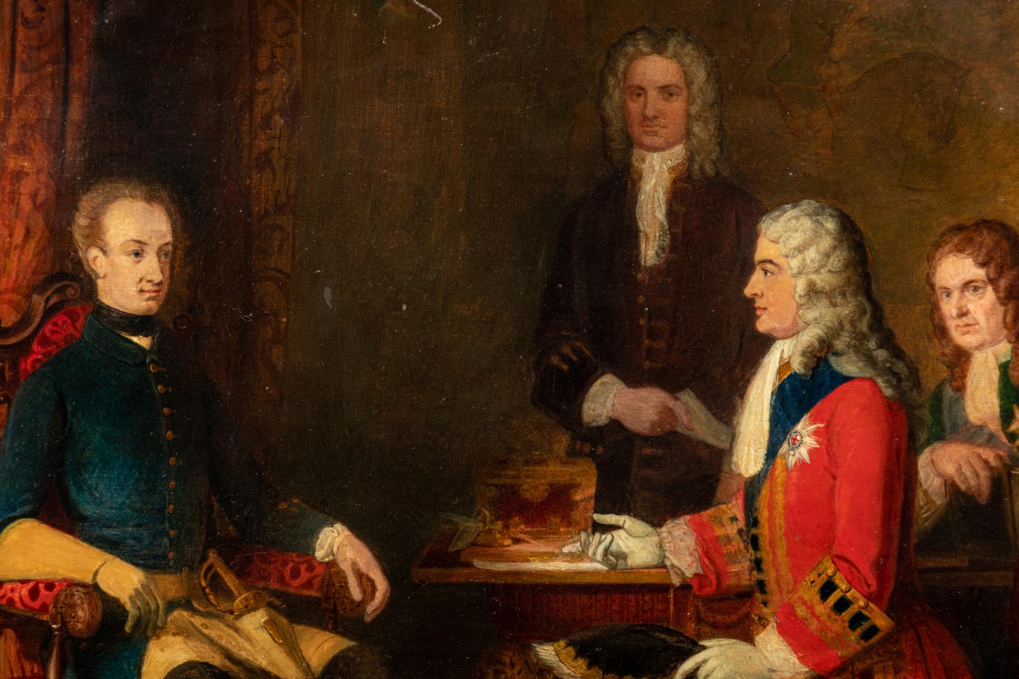 Karl XII with the Duke of Marlborough