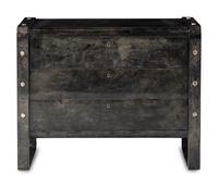 A Contemporary Lacquered Goatskin Veneered Chest of Drawers