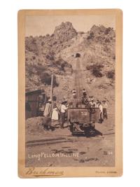 [WESTERN AMERICANA]. BUEHMAN, Henry (1851-1912), photographer. Boudoir photograph of Longfellow Mine Incline. Tucson, Arizona, n.d.
