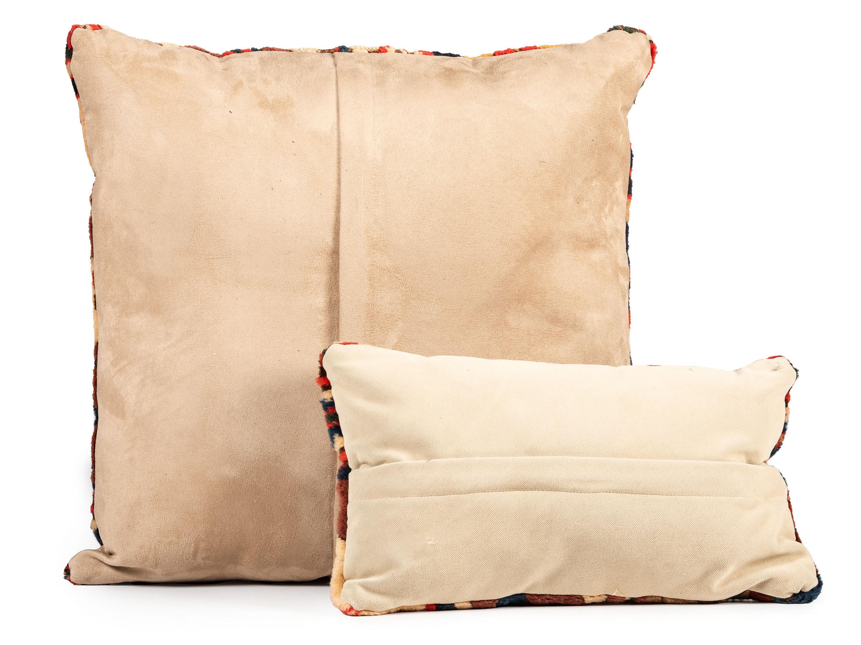 Two Kazak Bag Faces Adapted as Pillows