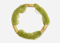 An Elizabeth Gage 18K Yellow Gold and Peridot Necklace