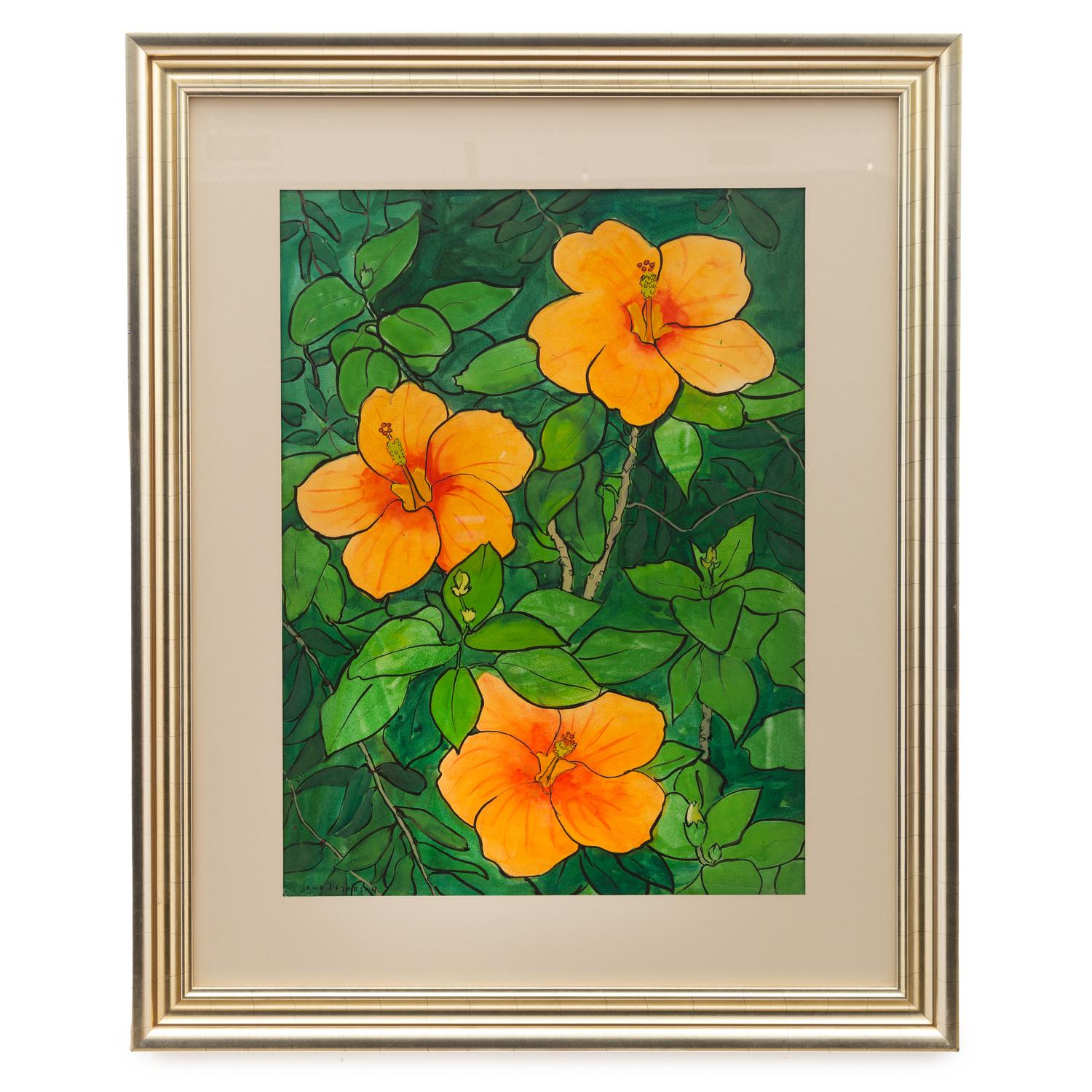 Jane Peterson (American, 1876–1965) — Tropical Hibiscus