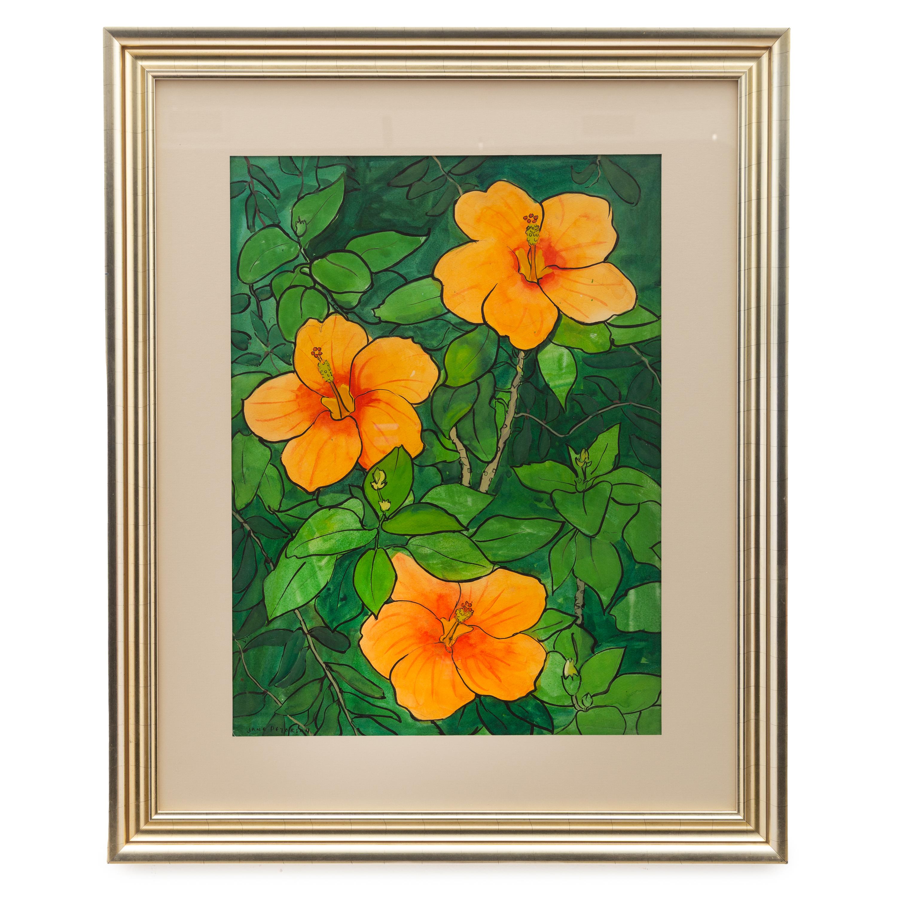Jane Peterson (American, 1876–1965) — Tropical Hibiscus