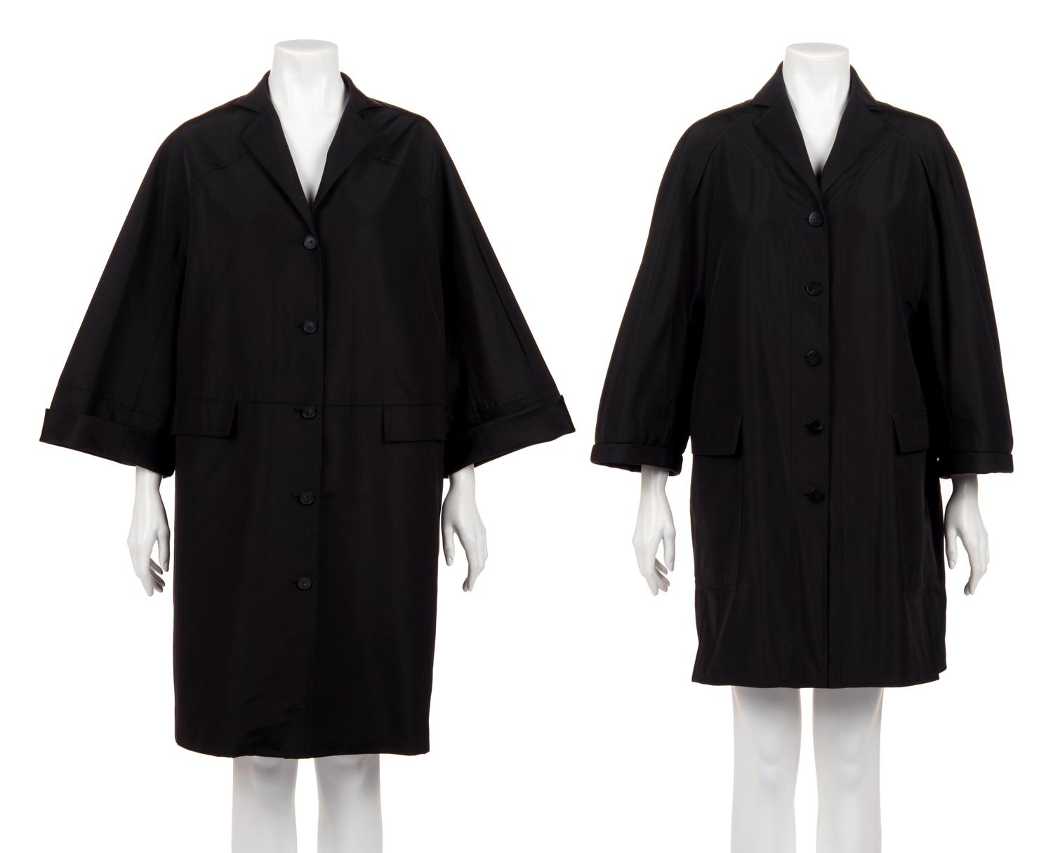Two Ralph Rucci Coats: One Overcoat, One Raincoat, 2017