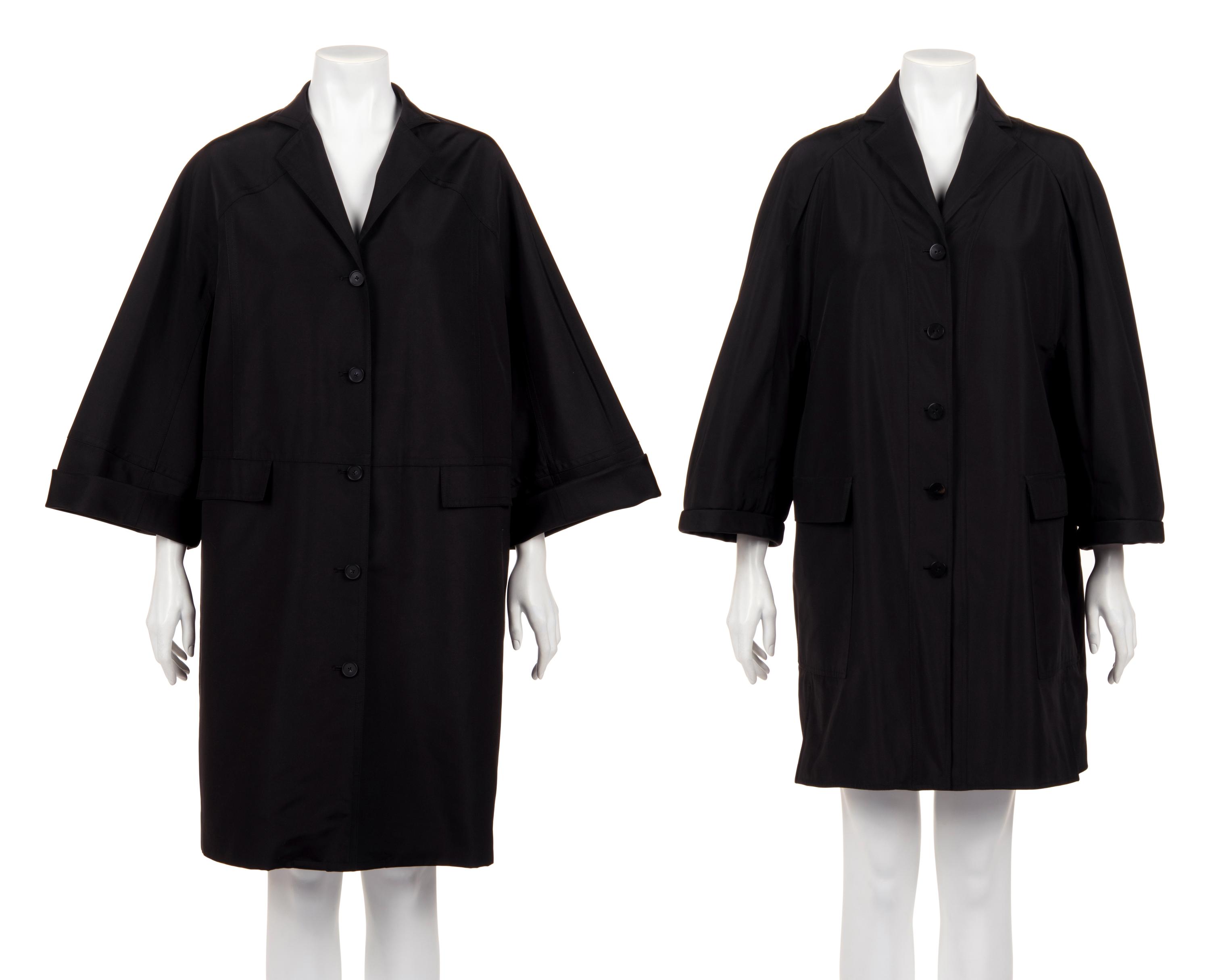Two Ralph Rucci Coats: One Overcoat, One Raincoat, 2017