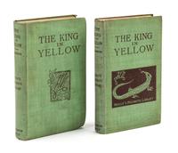 CHAMBERS, ROBERT W. The King in Yellow. Chicago, 1895. 2 copies of the first edition in variant bindings (1 signed by publisher)