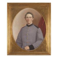 American School, 19th Century — Portrait of Young Soldier John Davidson Pitts (1843-1862)