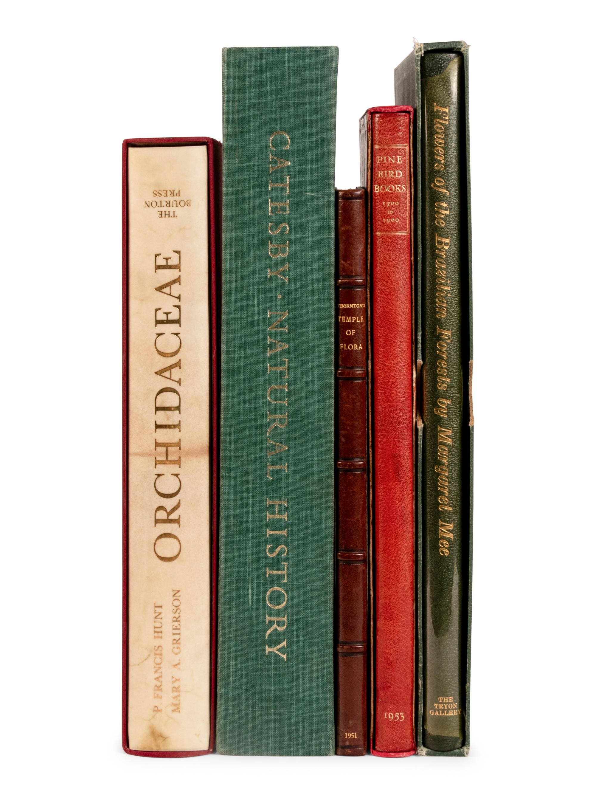 [NATURAL HISTORY]. A group of 5 oversized limited edition titles, comprising:
