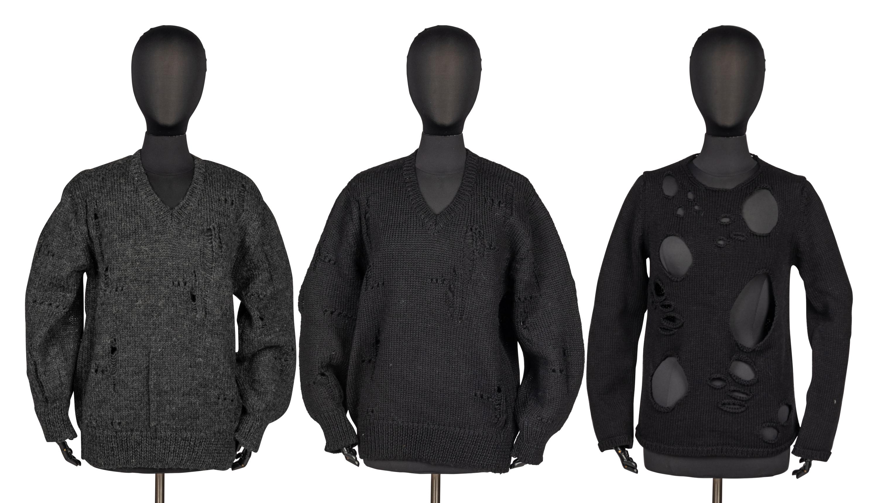 Comme des Garçons, Three Knit Tops