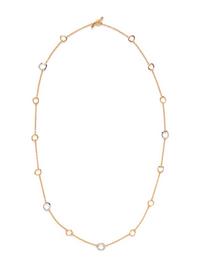 ROBERTO COIN, BICOLOR GOLD AND DIAMOND NECKLACE