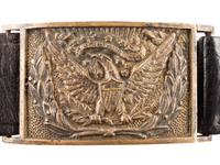 [CIVIL WAR]. Belt equipped with a Model 1851 officer's sword belt plate.