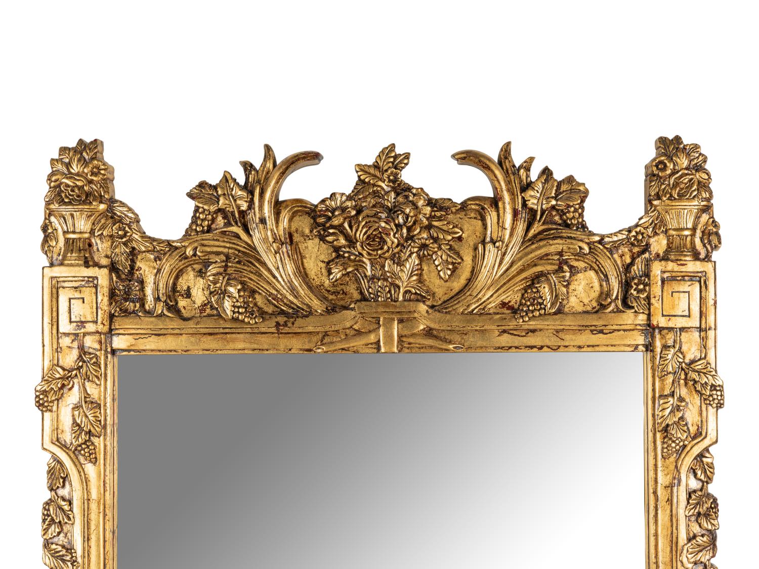 A Pair of Giltwood and Composition Mirrors