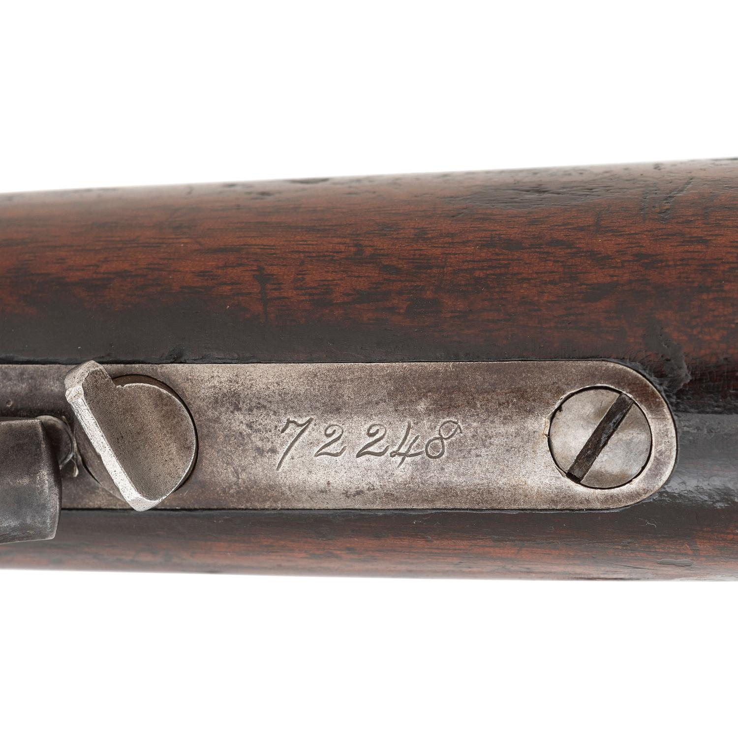 Special Order Winchester Model 1873 with Half Octagon Barrel and Button Magazine