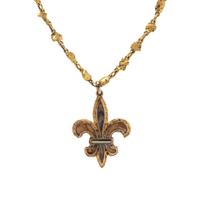 YELLOW GOLD AND HARDSTONE NECKLACE