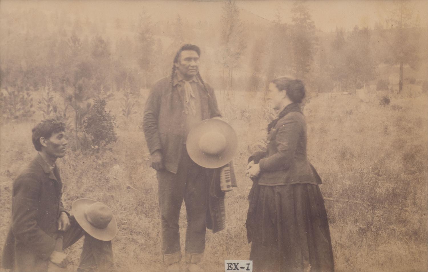 [NATIVE AMERICANS]. Collection of photographs documenting the Nez Perce, Comanche, and Kiowa Indians assembled by Alice Cunningham Fletcher, including images by E. Jane Gay, George W. Bretz, and William Irwin.