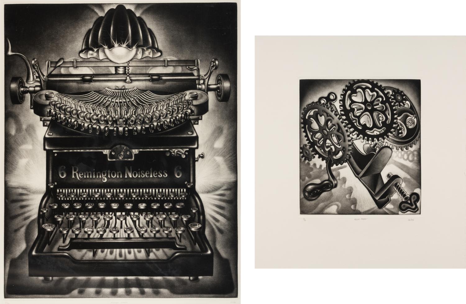 Remington Noiseless , 1986 and Apple Peeler (two works)