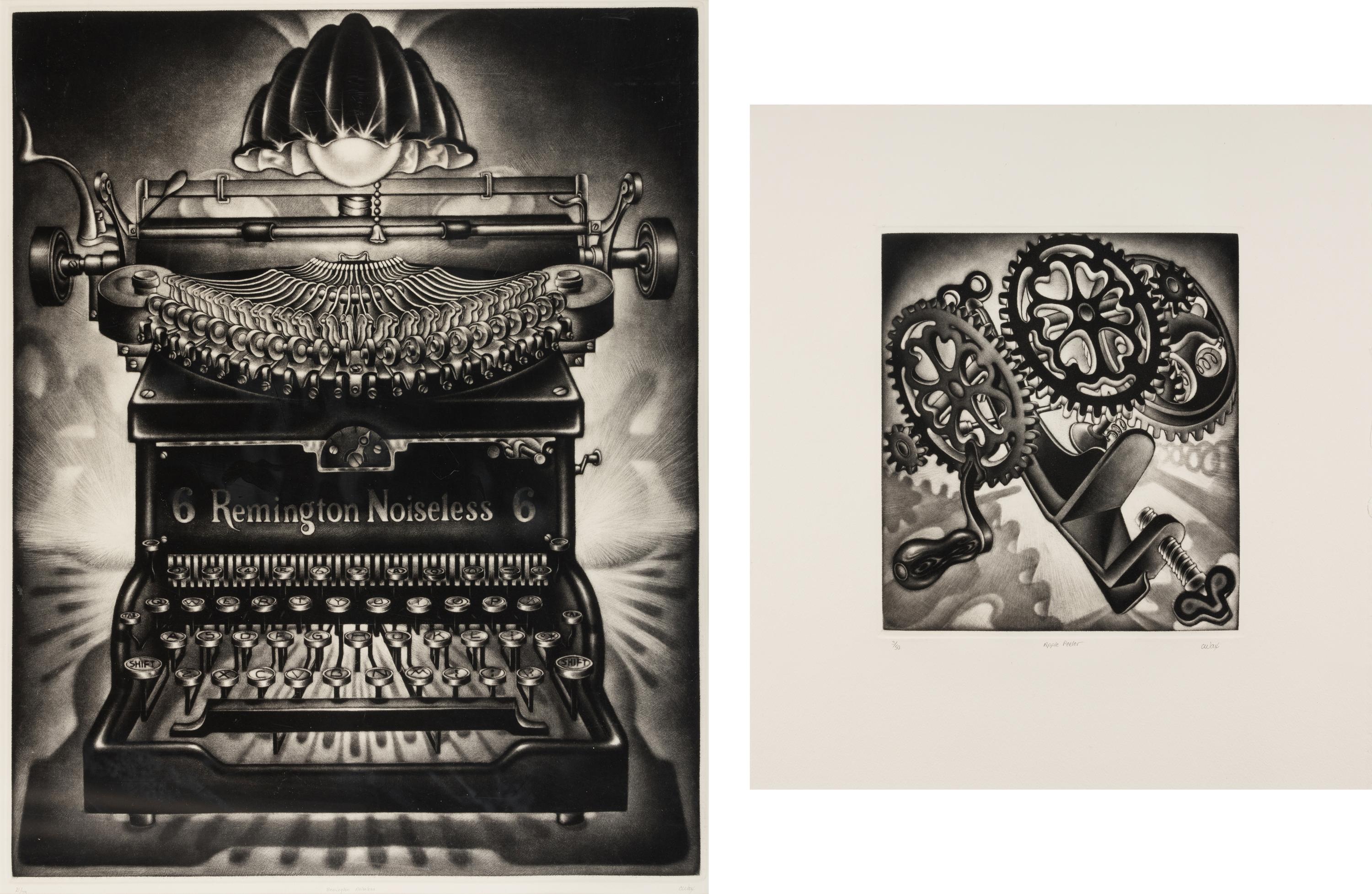 Remington Noiseless , 1986 and Apple Peeler (two works)