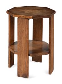 An Arts and Crafts Style Oak Side Table