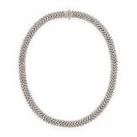 Diamond and White Gold Necklace