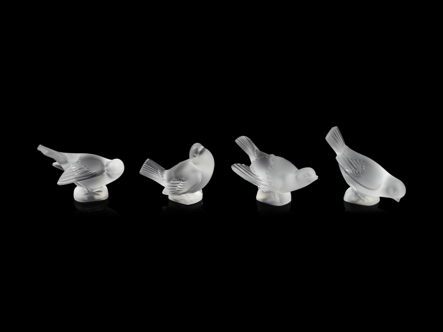 A Group of Lalique Table Articles