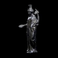 A Roman Bronze Fortuna