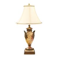 A French Marble and Gilt Bronze Mounted Urn Mounted as a Lamp