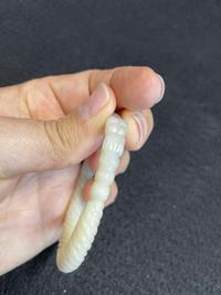 A Chinese white jade bangle 白玉手镯 Mid to late Qing dynasty ????