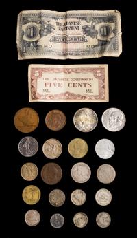 A Collection of Interntaional Coins and Paper Money