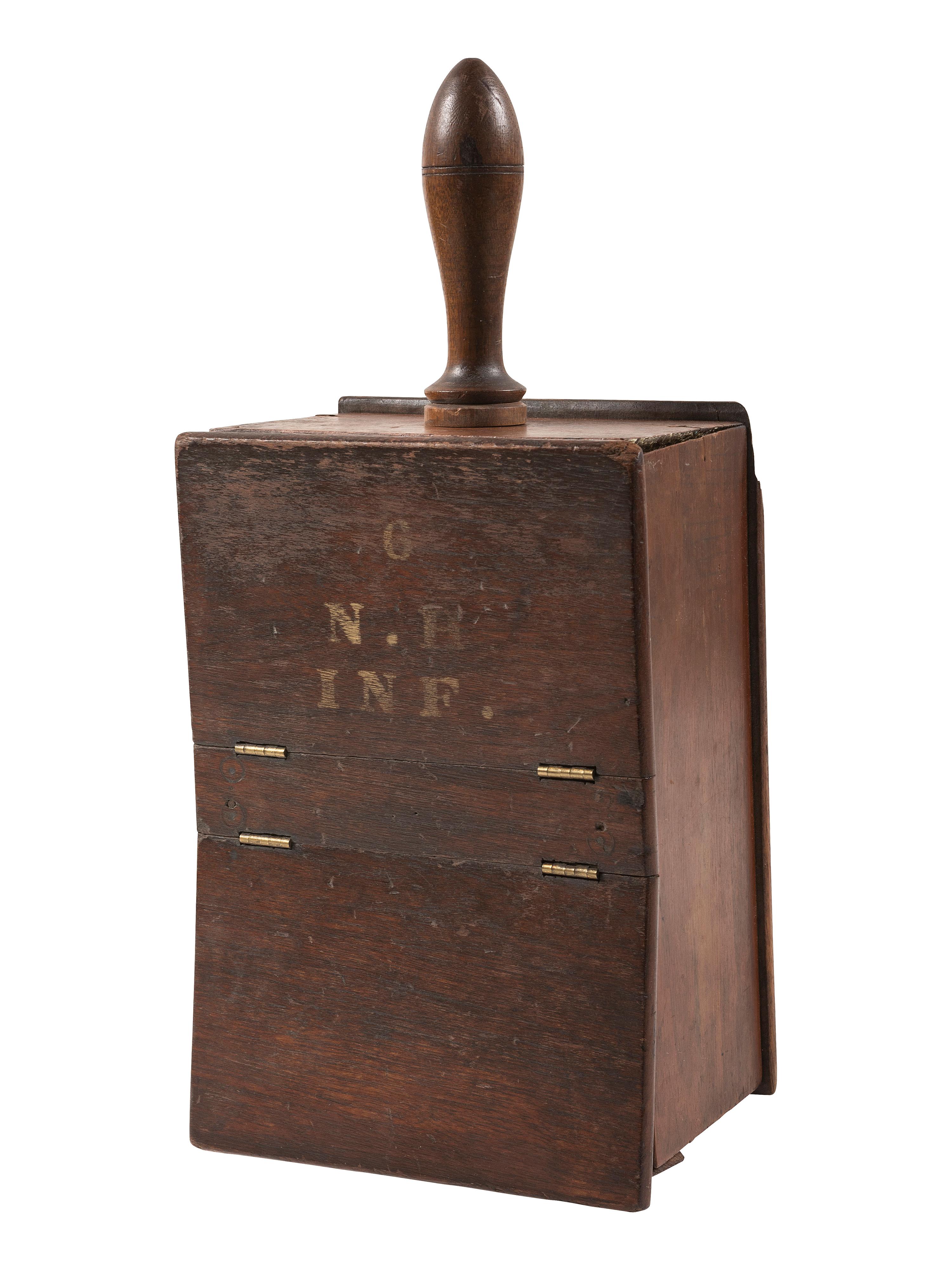 [CIVIL WAR]. 6th New Hampshire Infantry Regimental ballot box.