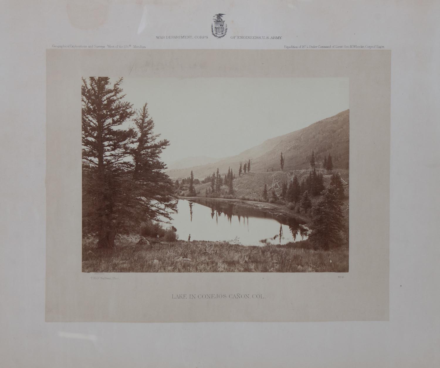 Timothy H. O’Sullivan, (American, 1840-1882), Lake in Conejos Canon, CO., circa 1871-1874