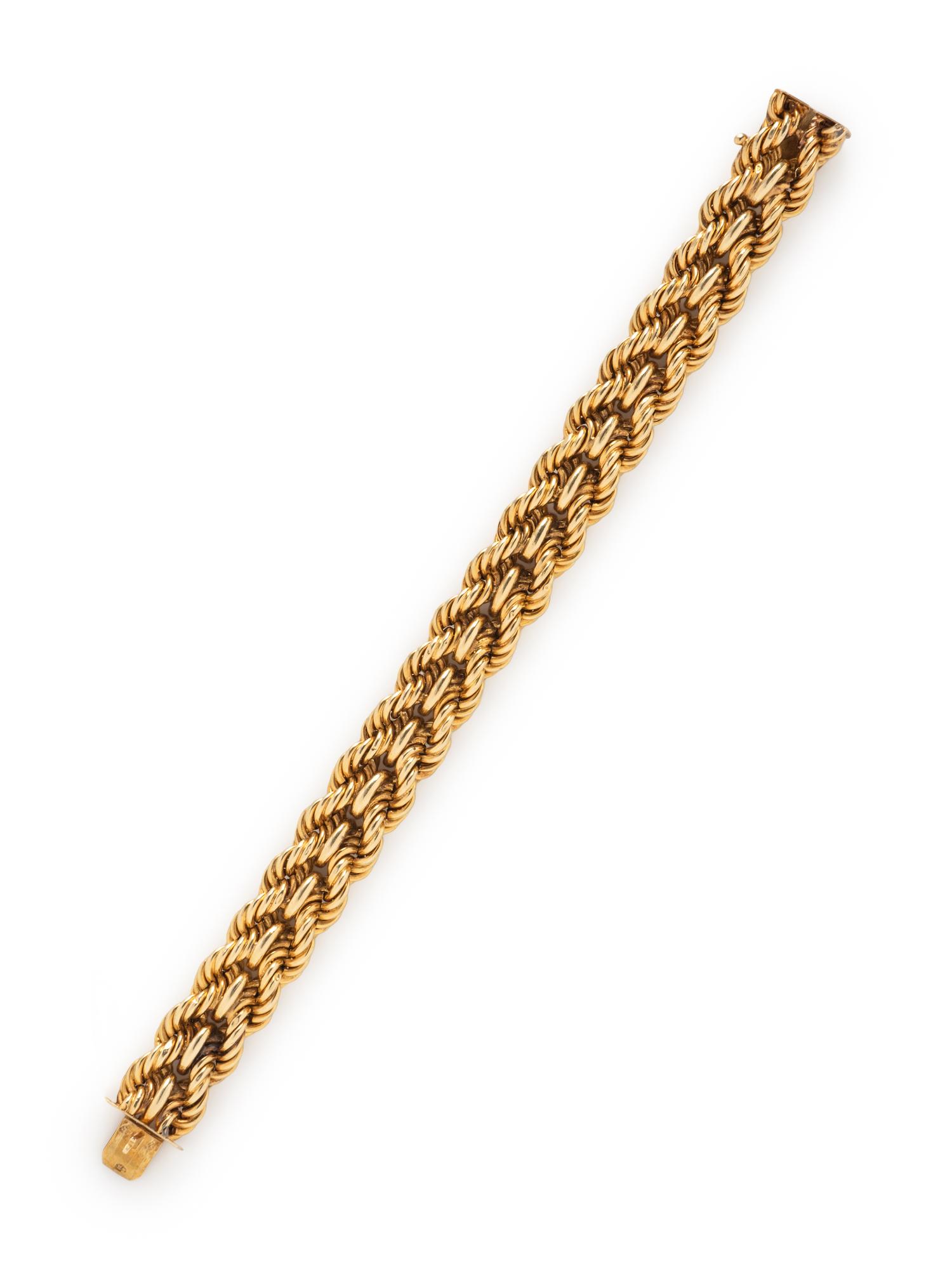 YELLOW GOLD BRACELET