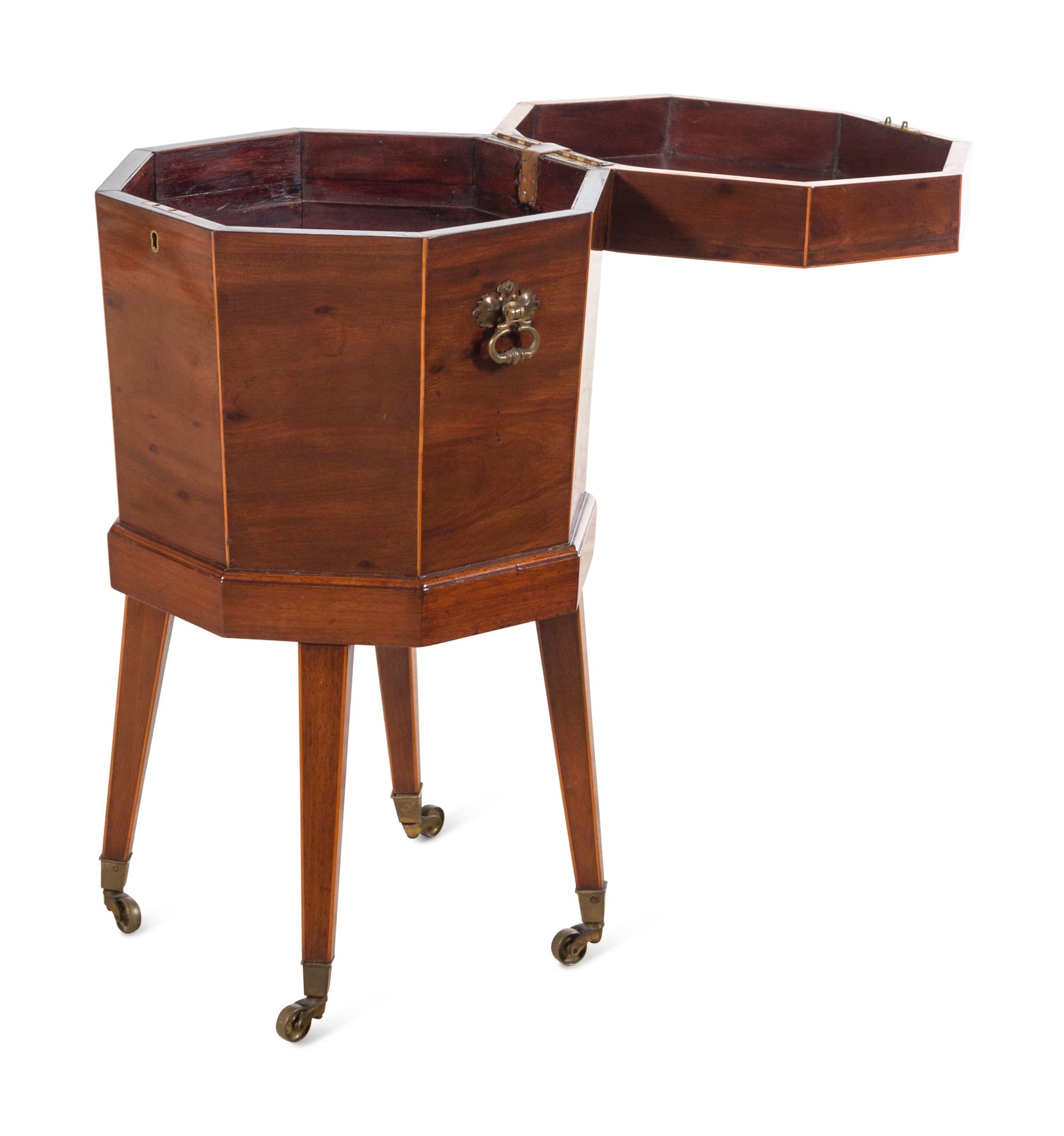A George III Mahogany Cellarette