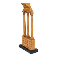A Grand Tour Style Composition Model of the Temple of Castor and Pollux