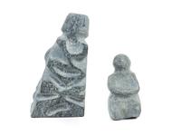 A Pair of Soapstone Carvings