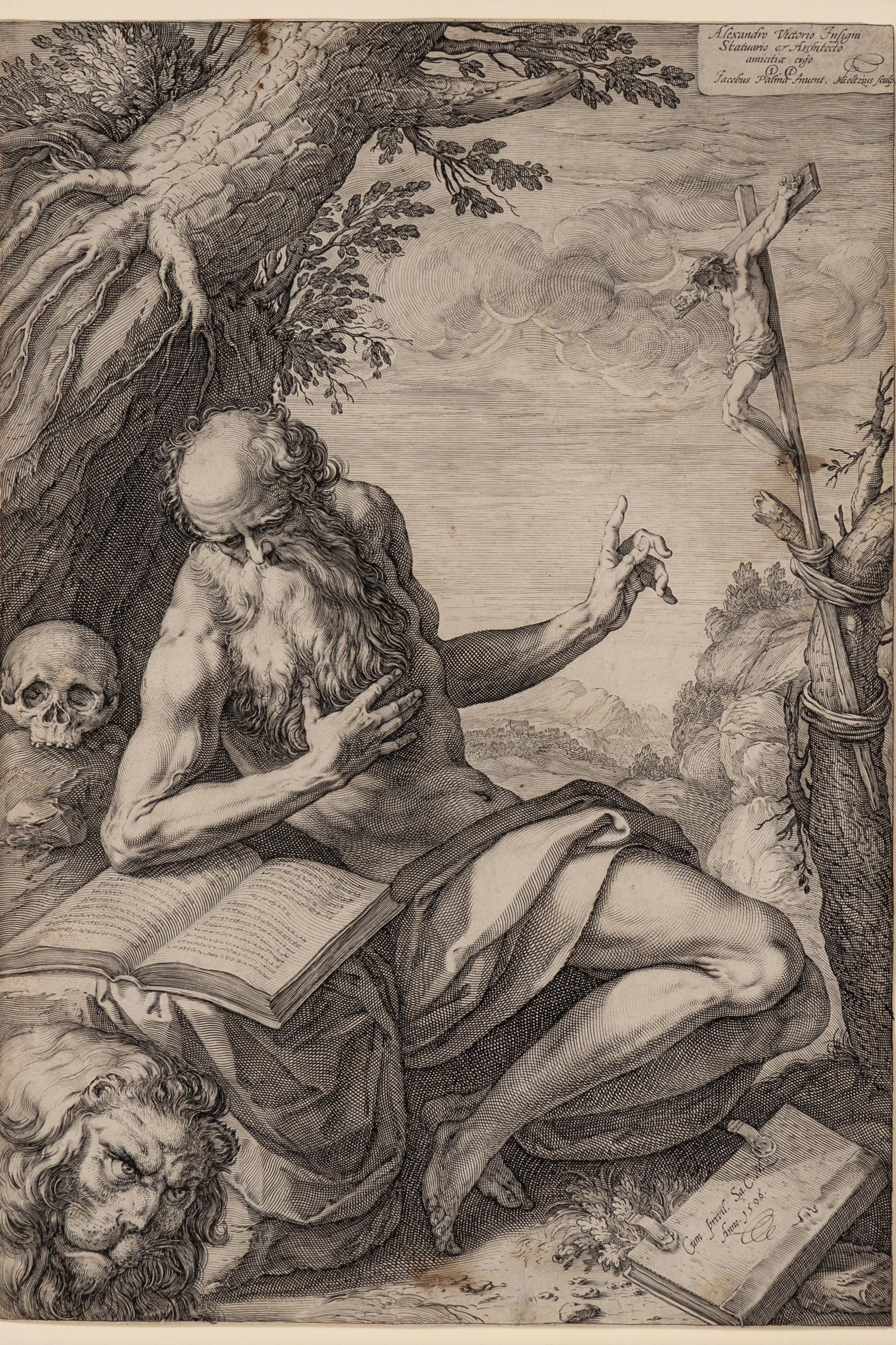 Hendrick Goltzius (Dutch, 1558–1617) — St. Jerome , 1596
