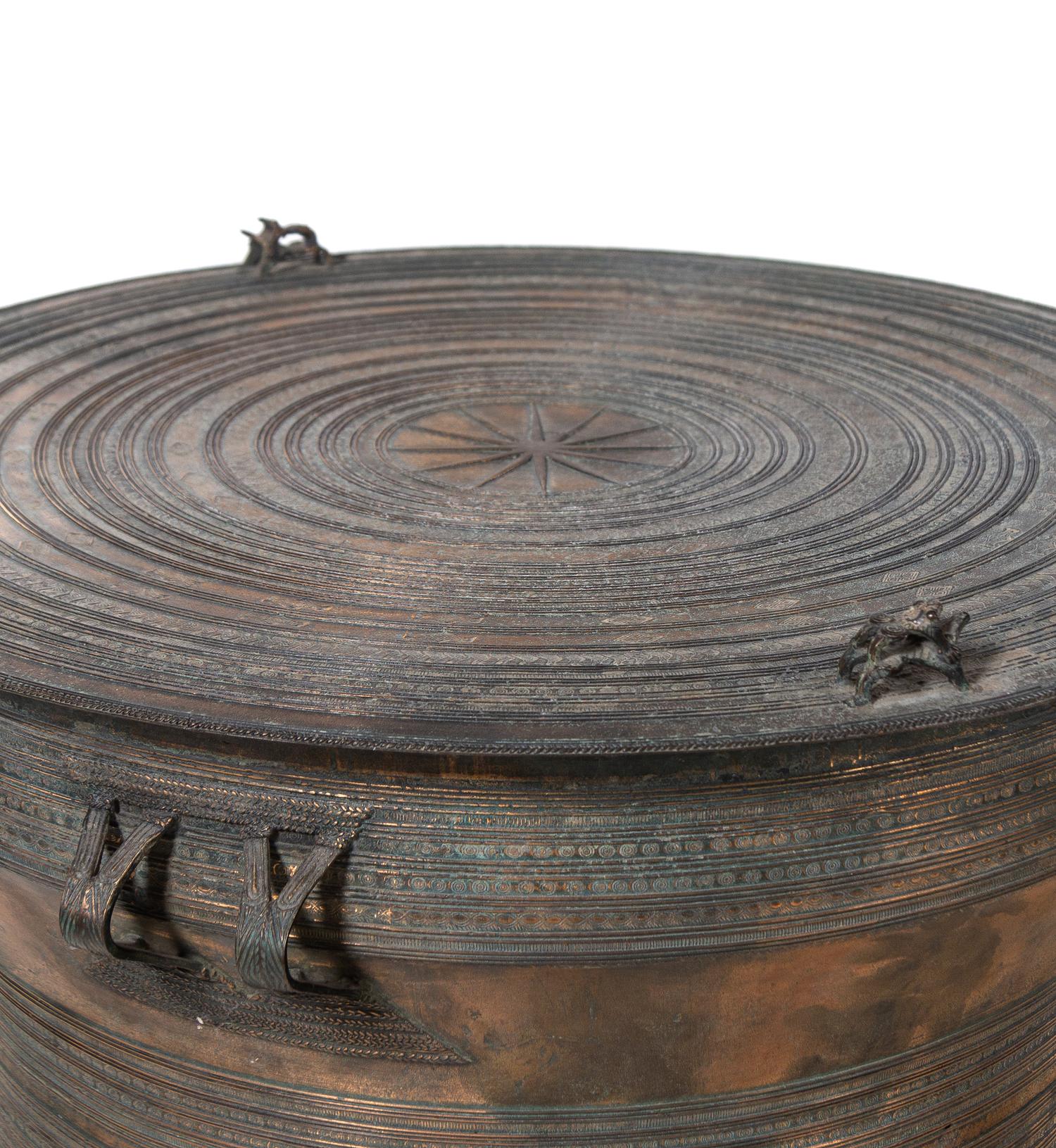 A Laotain Bronze Rain Drum
