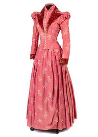 Two Cotton Day Dresses, 1870-80s