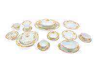 A Noritake Porcelain Dinner Service for Twelve