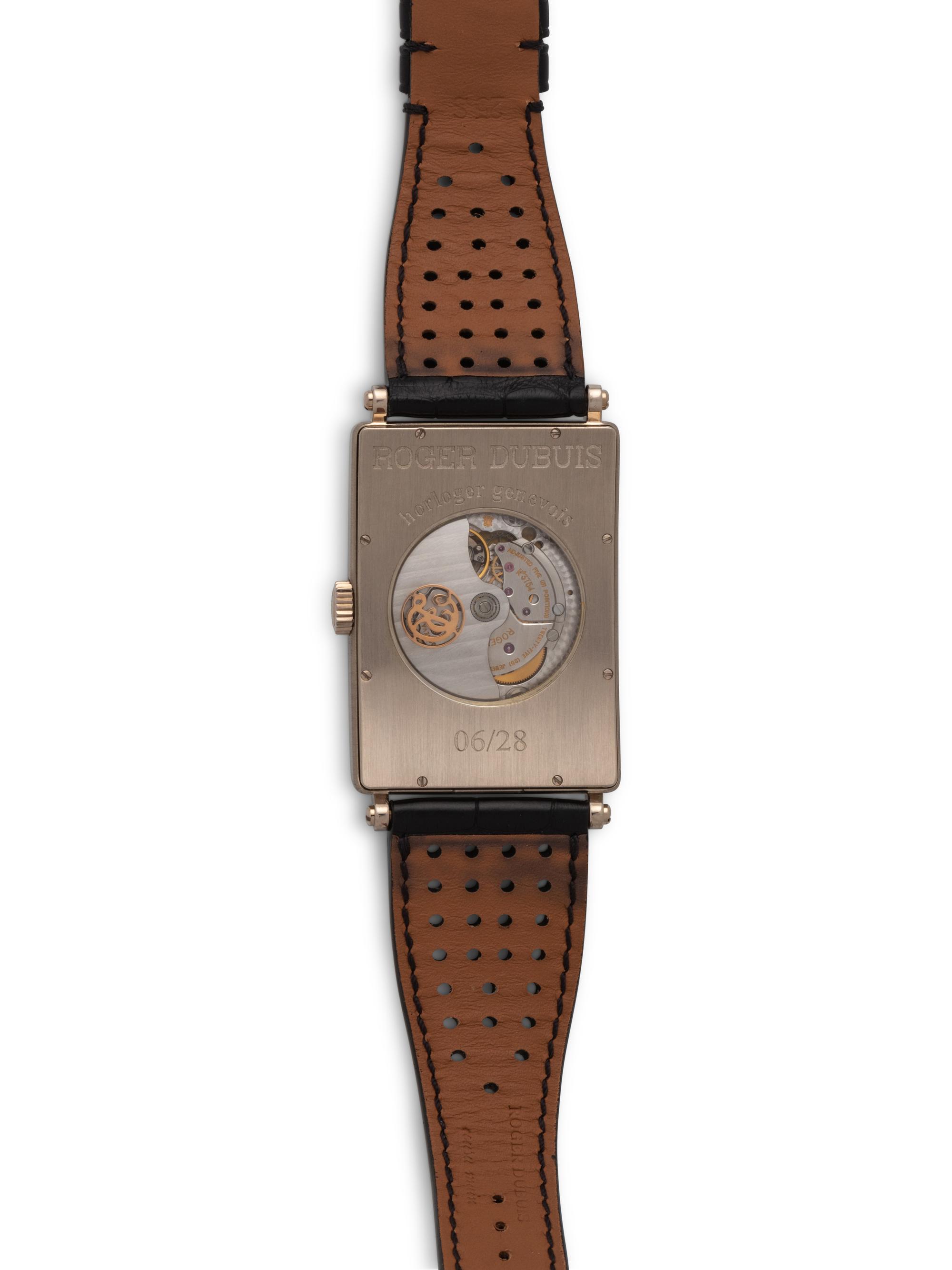 ROGER DUBUIS, 18K WHITE GOLD 'MUCH MORE' WATCH