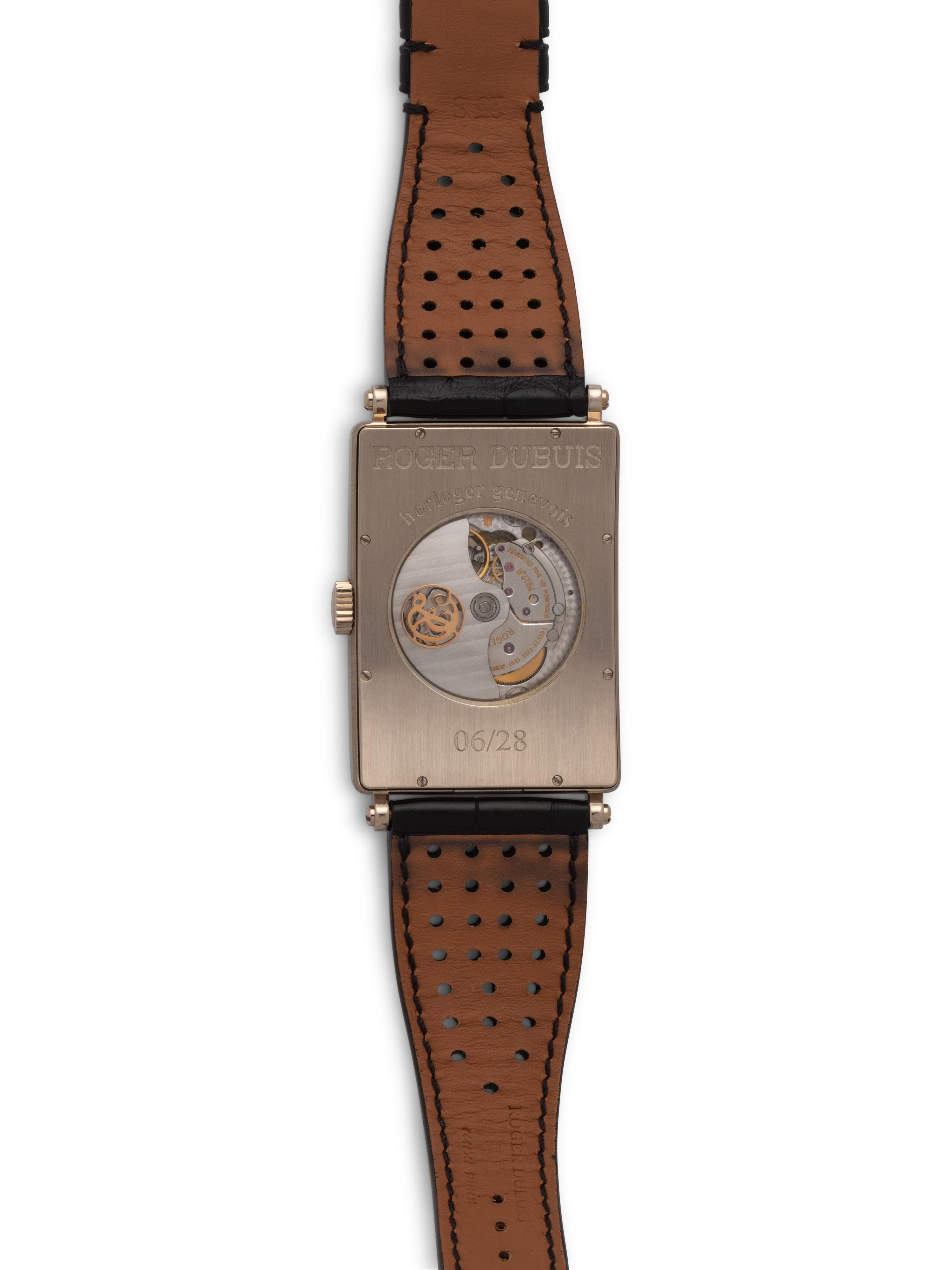 ROGER DUBUIS, 18K WHITE GOLD 'MUCH MORE' WATCH