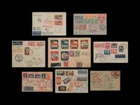[FLIGHT COVERS] A Collection of Middle Eastern and North Africa Dispatched Zeppelin Flight Covers and Postcards