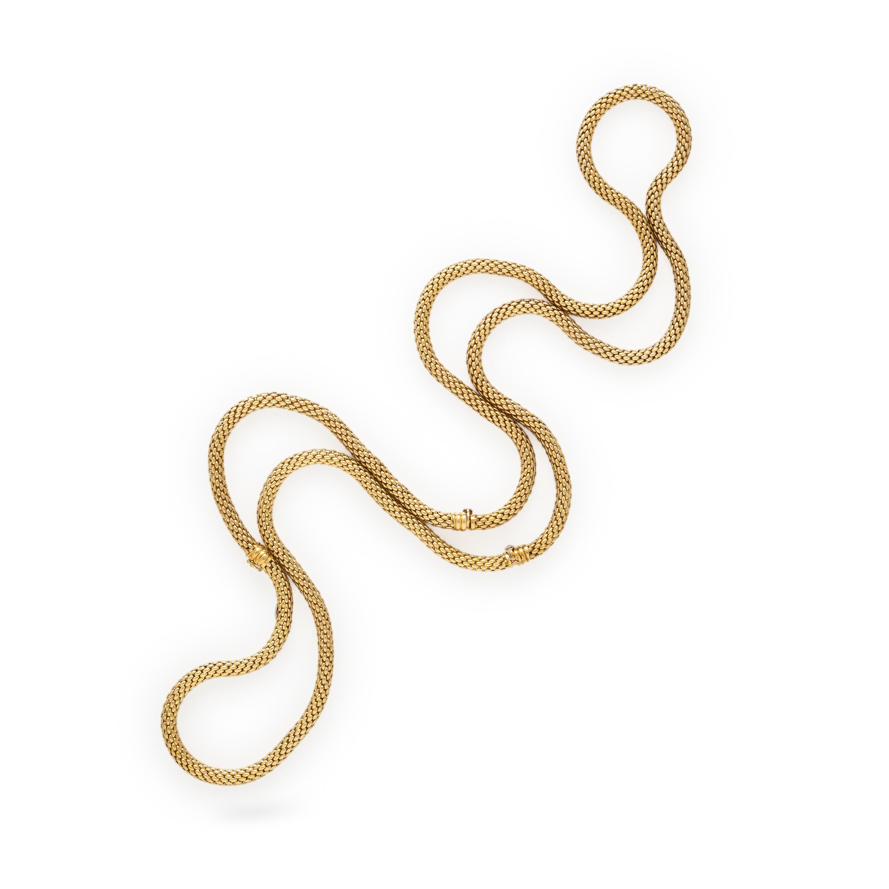 Fope, Collection of Yellow Gold Convertible Necklaces and Bracelet