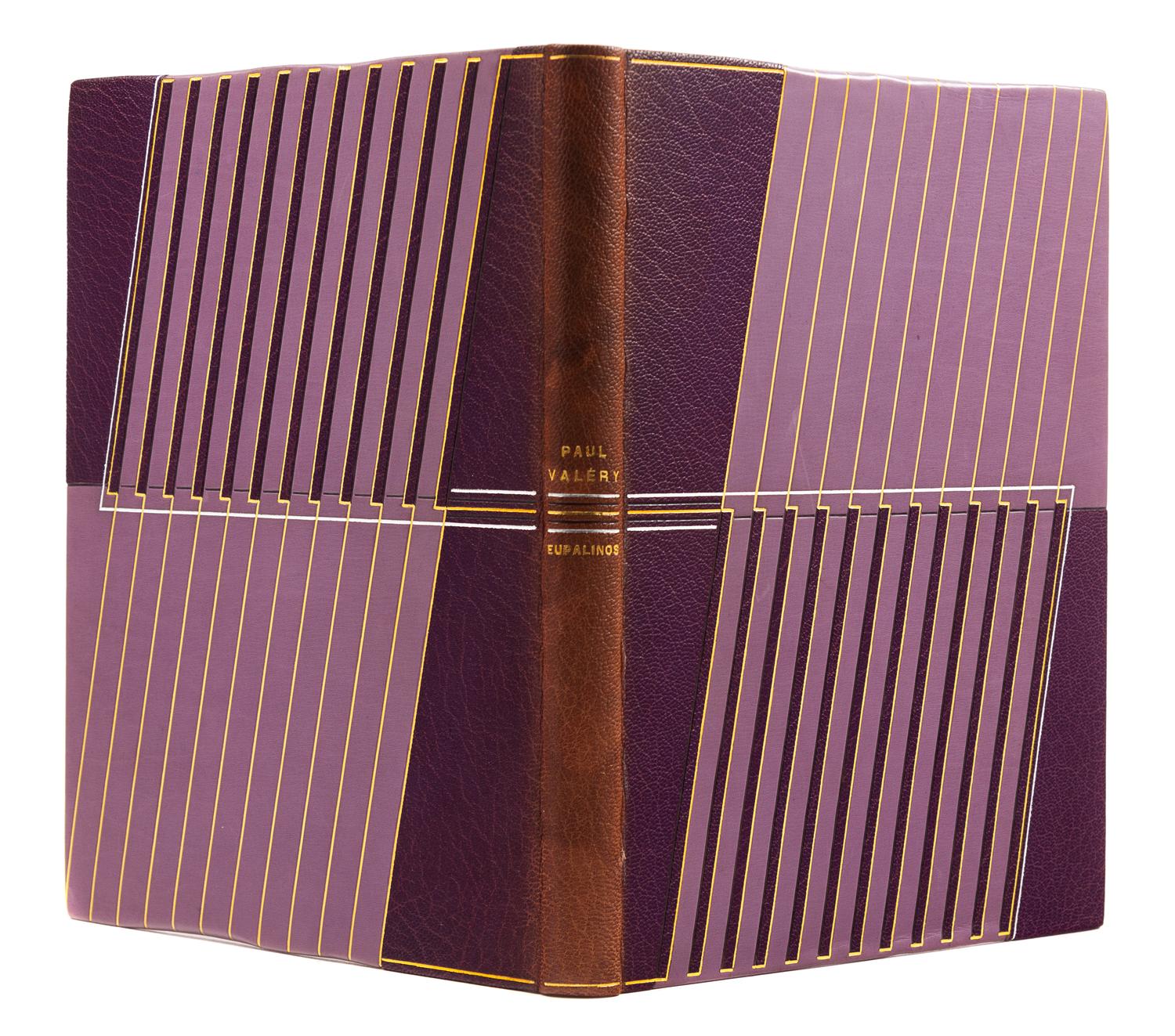 [BINDINGS]. [LÉOTARD, GENEVIÈVE - BINDER]. A group of 2 works in fine Art Deco bindings by Léotard.