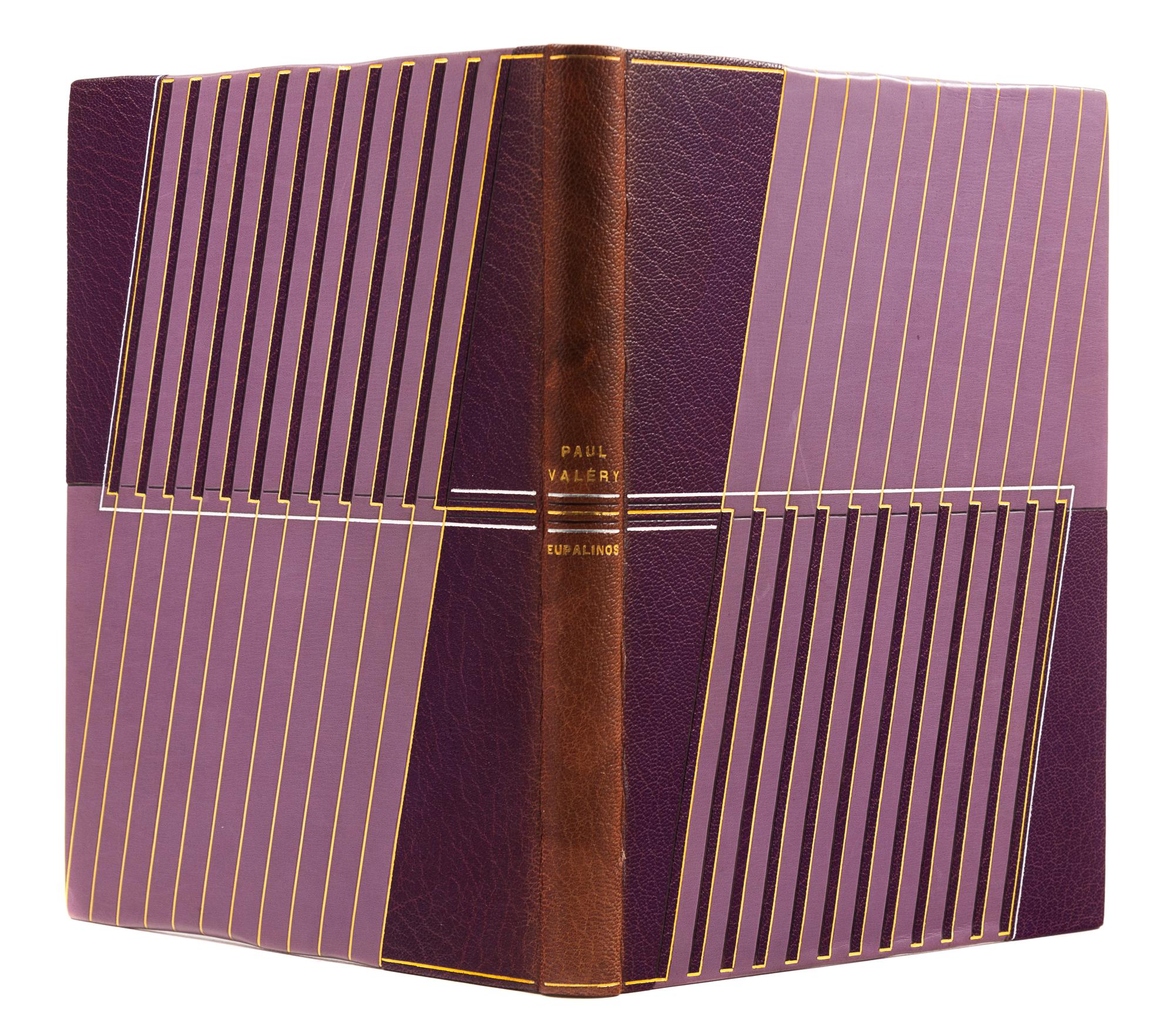 [BINDINGS]. [LÉOTARD, GENEVIÈVE - BINDER]. A group of 2 works in fine Art Deco bindings by Léotard.