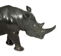 A Carved Stone Model of a Rhinoceros