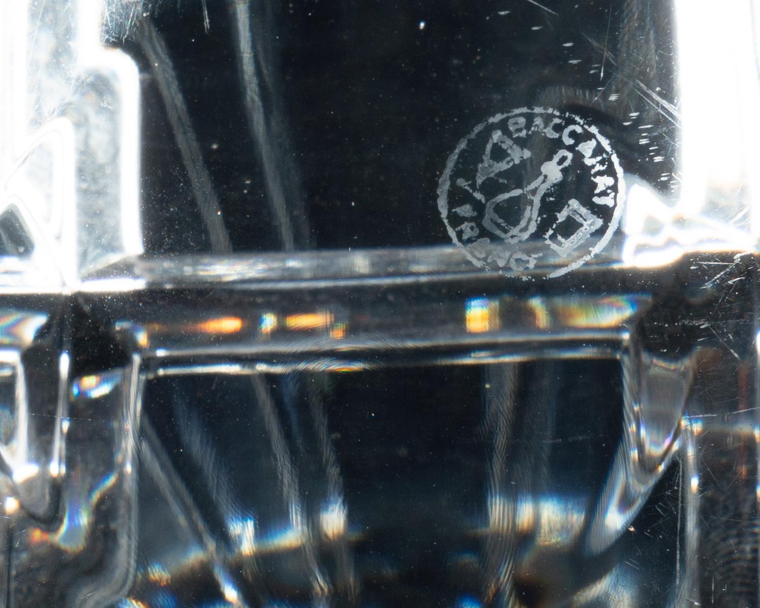 A Group of Four Glass Obelisks