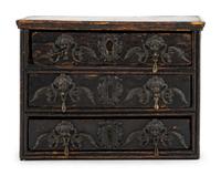 A Charles II Oak Diminutive Chest of Drawers