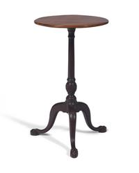 A Rare Chippendale Carved Mahogany Candlestand