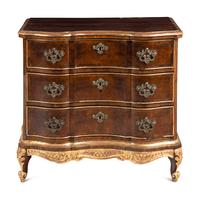 A North European Walnut Commode